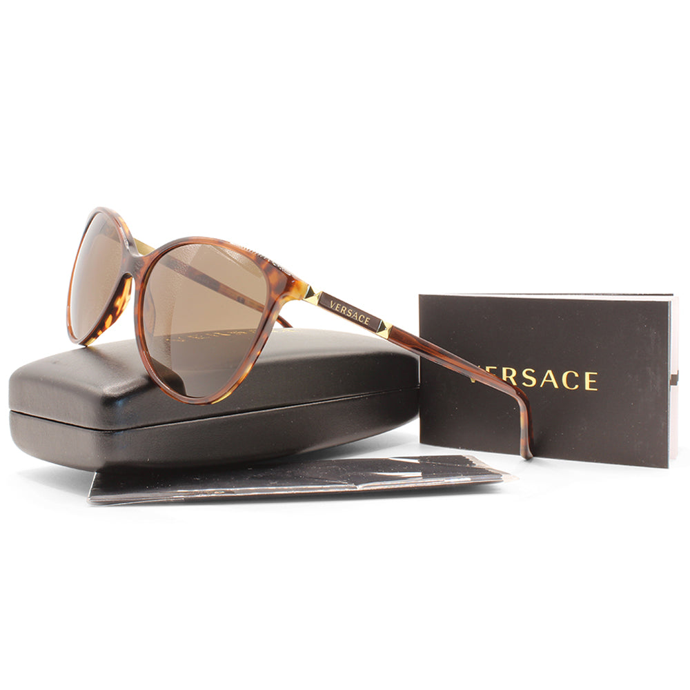 Versace Havana/Brown Women's Designer Sunglasses VE4260 507773