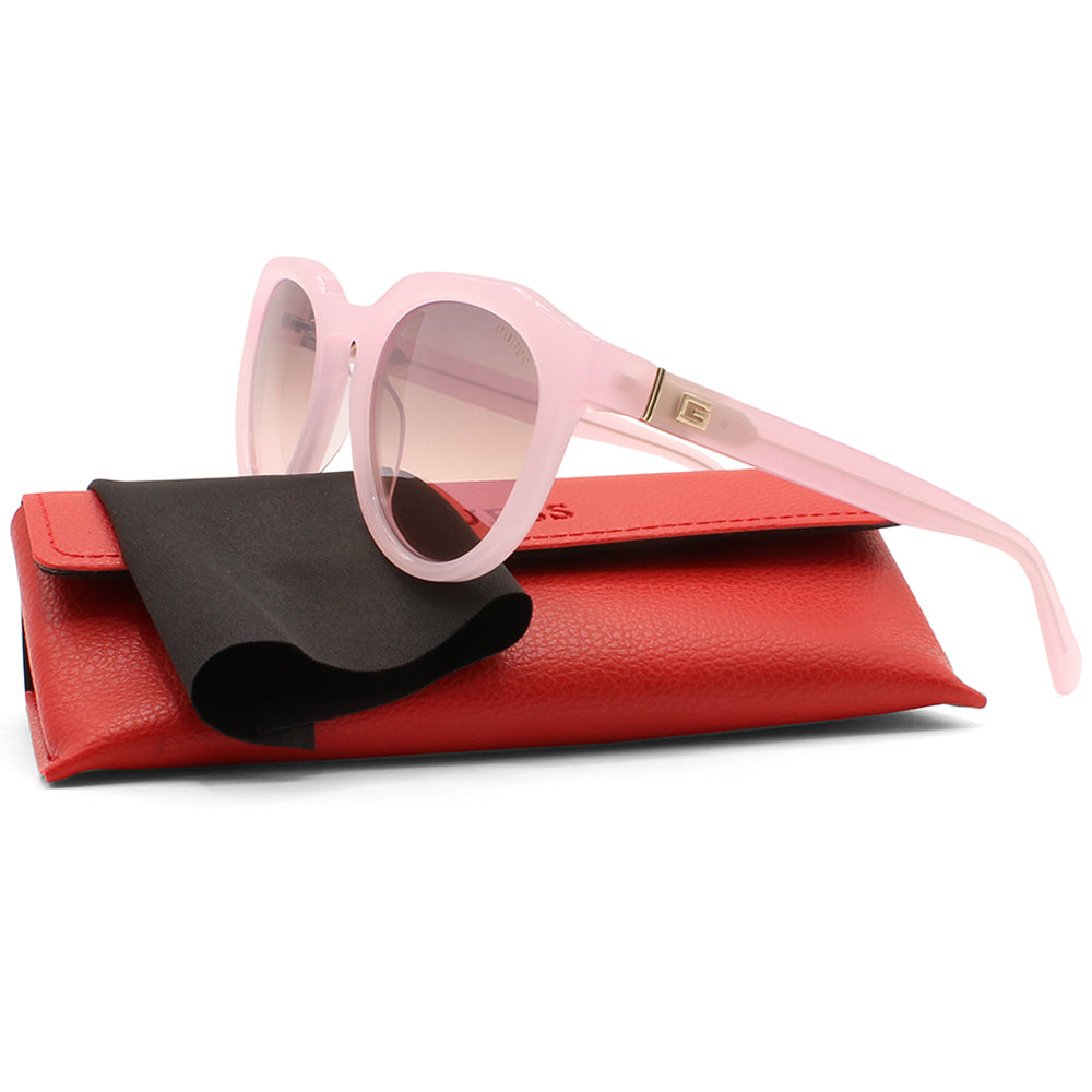 Guess Transparent Light Pink/Bordeaux Gradient Women's Sunglasses GU00063 74U