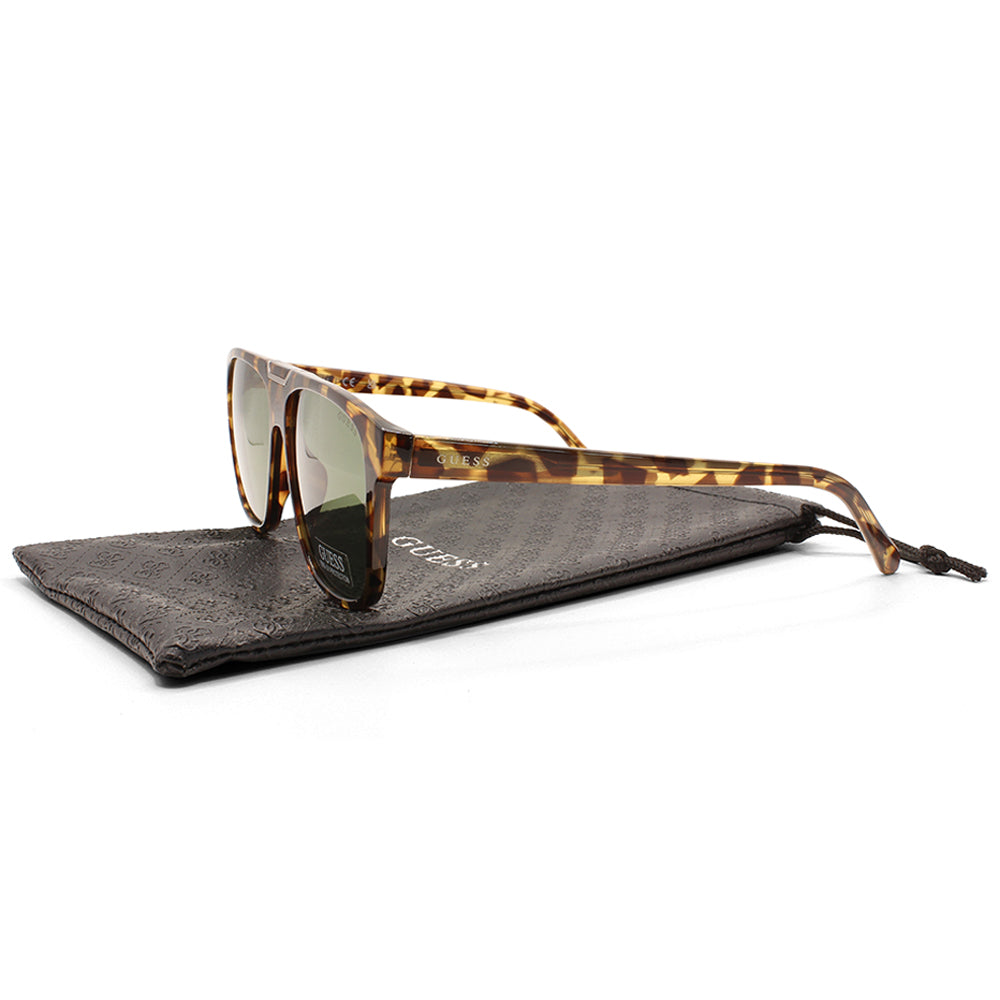 Guess Shiny Blonde Havana/Green Women's Fashion Sunglasses GU00056 53N