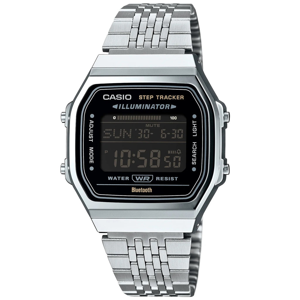 Casio Silver Classic Style Unisex Bluetooth Sensor Digital Watch ABL-100WE-1B
