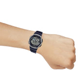 Casio Blue Silver-Tone 100m Unisex Digital Sports Watch AE-1000W-2A