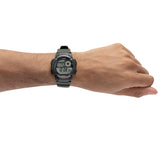 Casio Green 100m Multifunction Unisex Digital Sports Watch AE-1000W-3A