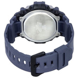 Casio Blue Men's Dual Time 100m Multifunction Digital Sports Watch AE-1500WH-2A