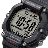 Casio Black Dial/Black Resin Men’s Multi-Time Digital Watch AE-1600H-1AV