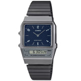 Casio Grey/Dark Blue Unisex Digital-Analog Dual Time Watch AQ-800EB-2A