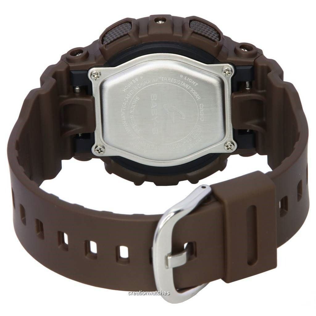 Baby-G Brown/Silver Sweets Collection Women's 100m Sports Watch BA-130SW-5A