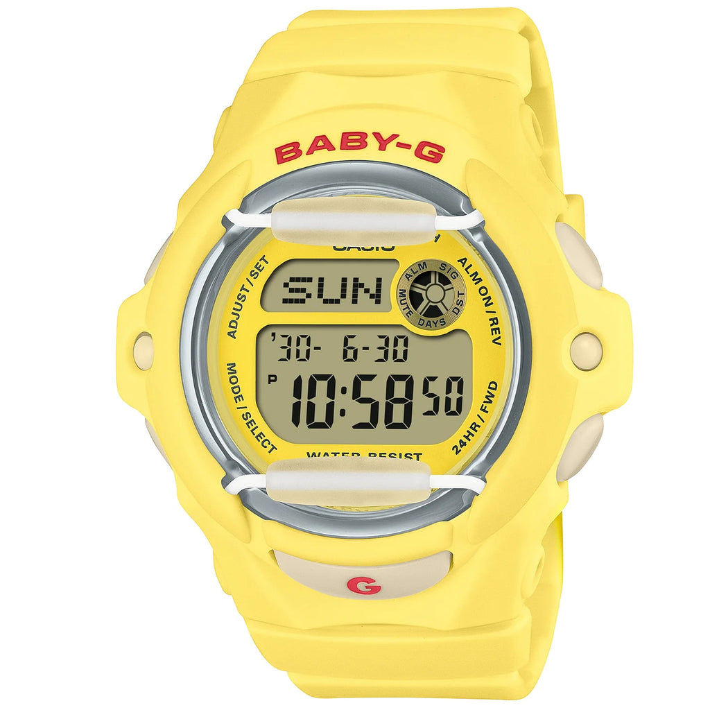Casio Baby-G Yellow Cherry Theme 200m Digital Sports Watch BG-169CH-9