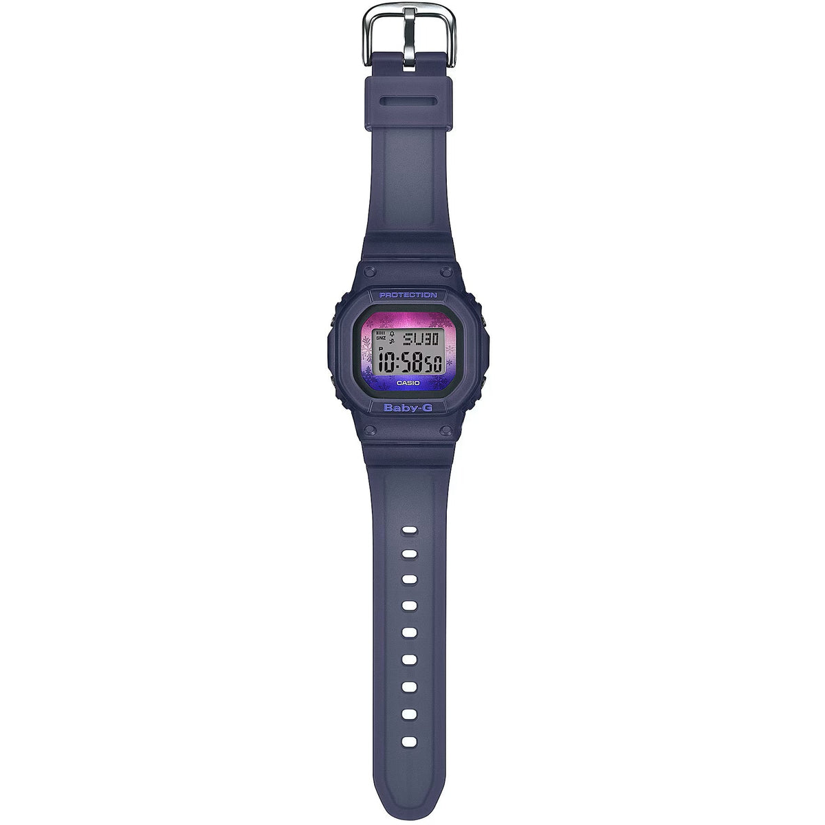 Casio Baby-G Dark Blue Winter Landscape Women's 200m Digital Watch BGD-560WL-2