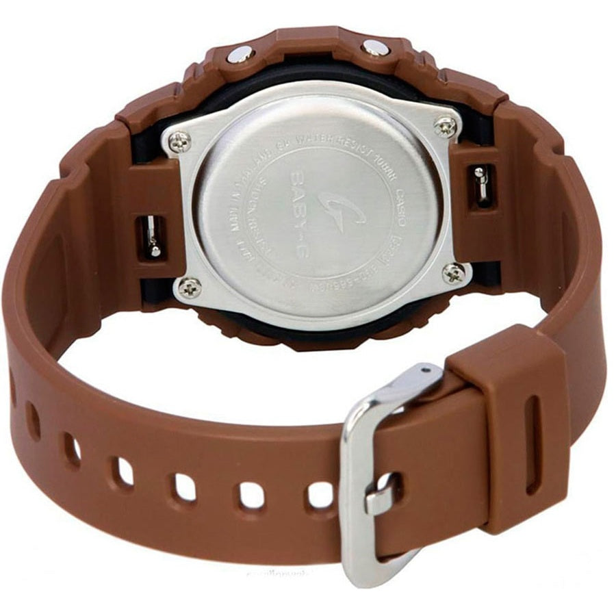 Casio Baby-G Brown Chocolate Pattern Women's 100m Digital Watch BGD-565USW-5