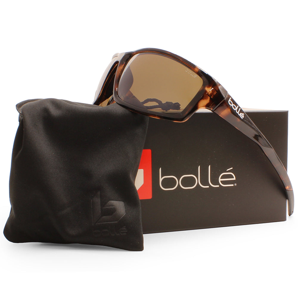 Bolle Cerber Shiny Dark Tortoise/Brown Polarised Unisex Sunglasses