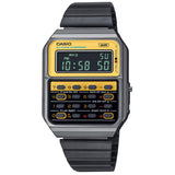Casio Yellow/Grey Heritage Colours Retro Unisex Calculator Watch CA-500WEGG-9B