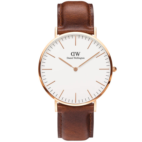 Daniel Wellington Classic St Mawes Rose Gold/White 40mm Men's Analog Watch