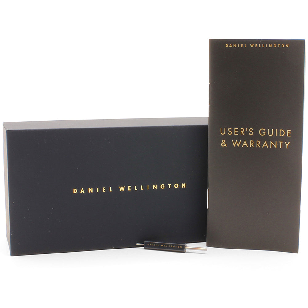 Daniel Wellington Classic Glasgow Rose Gold/Fabric Strap Unisex Analog Watch