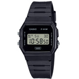 Casio All Black Vintage Retro Style Unisex Multifunction Digital Watch F-91WB-1A