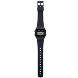Casio All Black Vintage Retro Style Unisex Multifunction Digital Watch F-91WB-1A