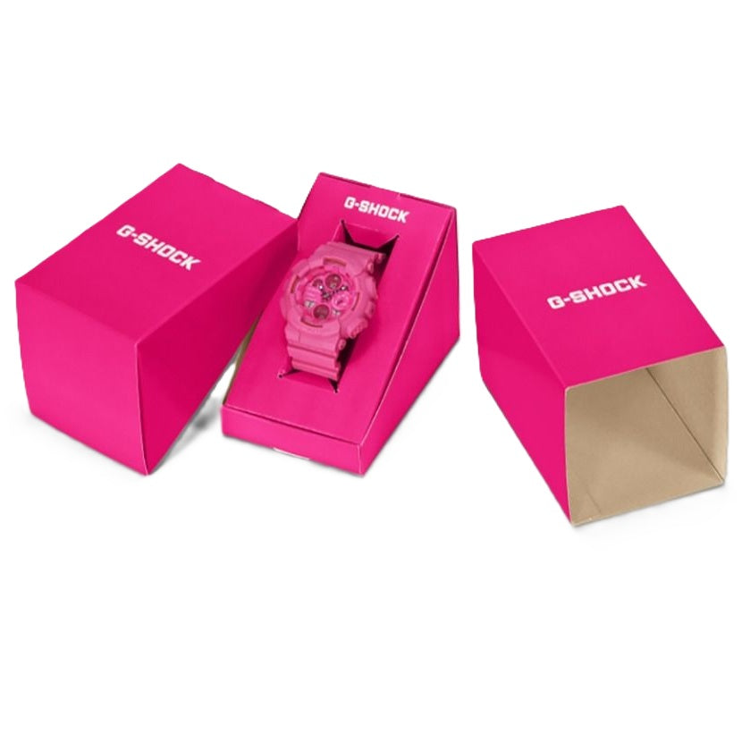G-Shock Pink Ribbon Series Girls Mid-Size Digital Sports Watch GMA-S145PK-4A