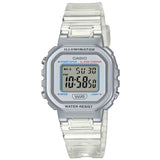 Casio Pop White Transparent Women's Multifunction Digital Watch LA-20WHS-7A