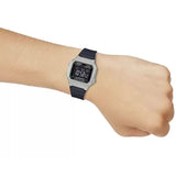 Casio Silver 50m Multifunction Casual Unisex Digital Watch W-217HM-7B
