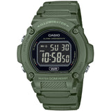 Casio Green Reverse LCD 50m Men's Digital Sports Watch W-219HC-3B