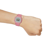 Casio Light Pink Women's 50m Digital Sports Watch W-218HC-4A