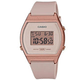 Casio Light Pink/Rose Gold Women's 50m Digital Watch LW-204-4A