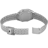 Casio Silver Grey Dial Women's Stainless Steel Digital Watch LA680WA-7