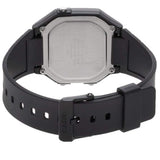 Casio Black/Gold Trim 50m Unisex Multifunction Digital Sports Watch W-217H-9A