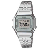 Casio Silver Grey Dial Women's Stainless Steel Digital Watch LA680WA-7