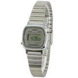 Casio LA670WA-7 Silver Small Stainless Steel Women's Digital Watch
