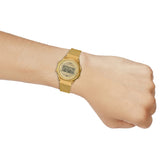 Casio Gold Mesh Strap Retro Stainless Steel Unisex Digital Watch A171WEMG-9A