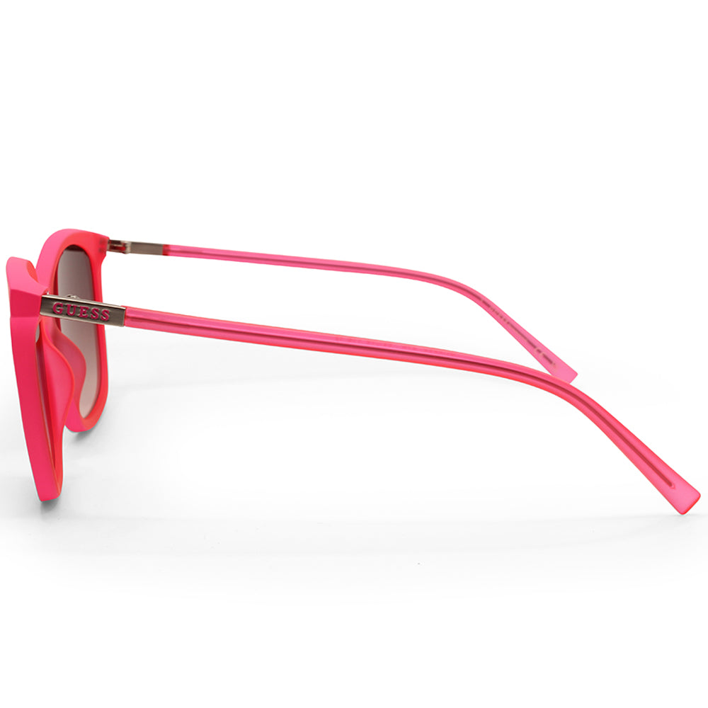 Guess Transparent Pink/Brown Gradient Women's Fashion Sunglasses GU3060 74F
