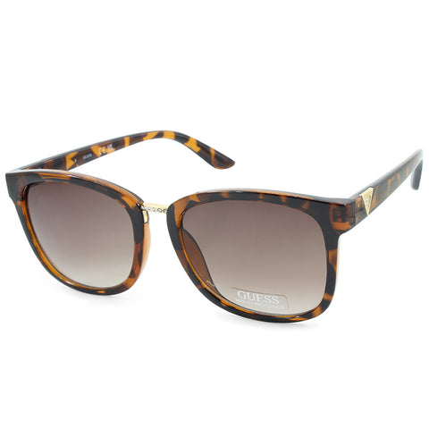 Guess Factory Shiny Dark Havana/Brown Gradient Women's Fashion Sunglasses GF0327 52F