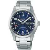 Seiko Sports Silver/Blue Dial Men's 100m Automatic Analog Watch SRPG29K1