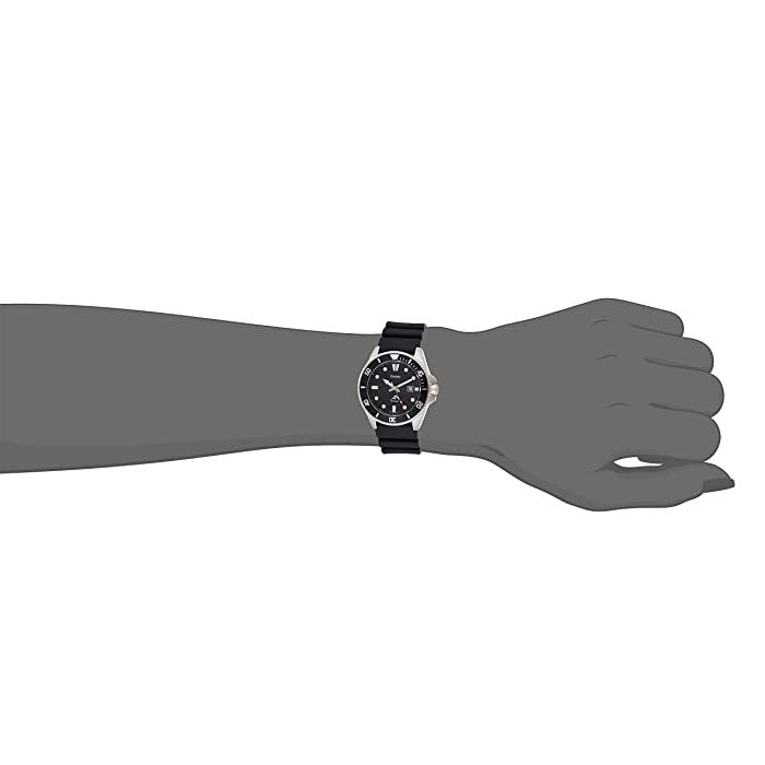 Casio Duro Marlin Silver/Black Blue Men's 200m Analog Divers Watch MDV-106B-1A1