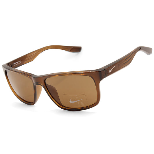Nike Cruiser Shiny Transparent Oak/Brown Unisex Fashion Sunglasses EV0834 220