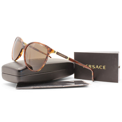 Versace Havana/Brown Women's Designer Sunglasses VE4260 507773