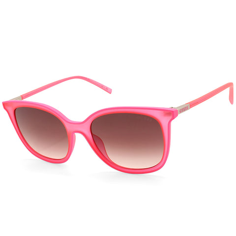 Guess Transparent Pink/Brown Gradient Women's Fashion Sunglasses GU3060 74F