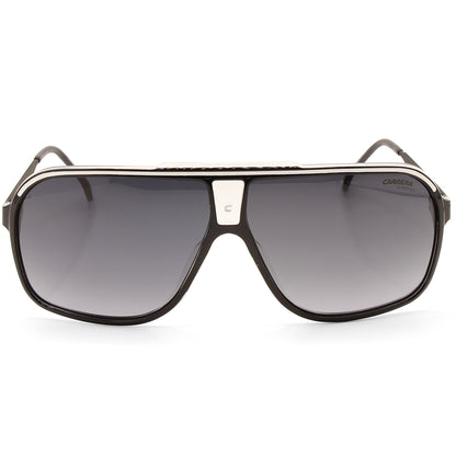 Carrera Grand Prix 3 Black White on Clear/Grey Gradient Unisex Sunglasses 80S 9O