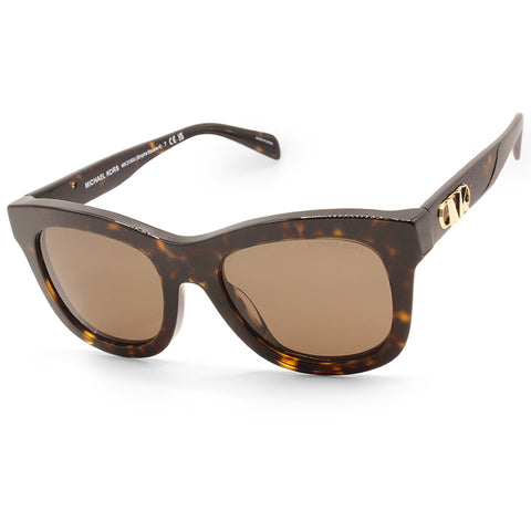 Michael Kors Empire Square Shiny Dark Havana/Brown Women's Sunglasses MK2193U 300673