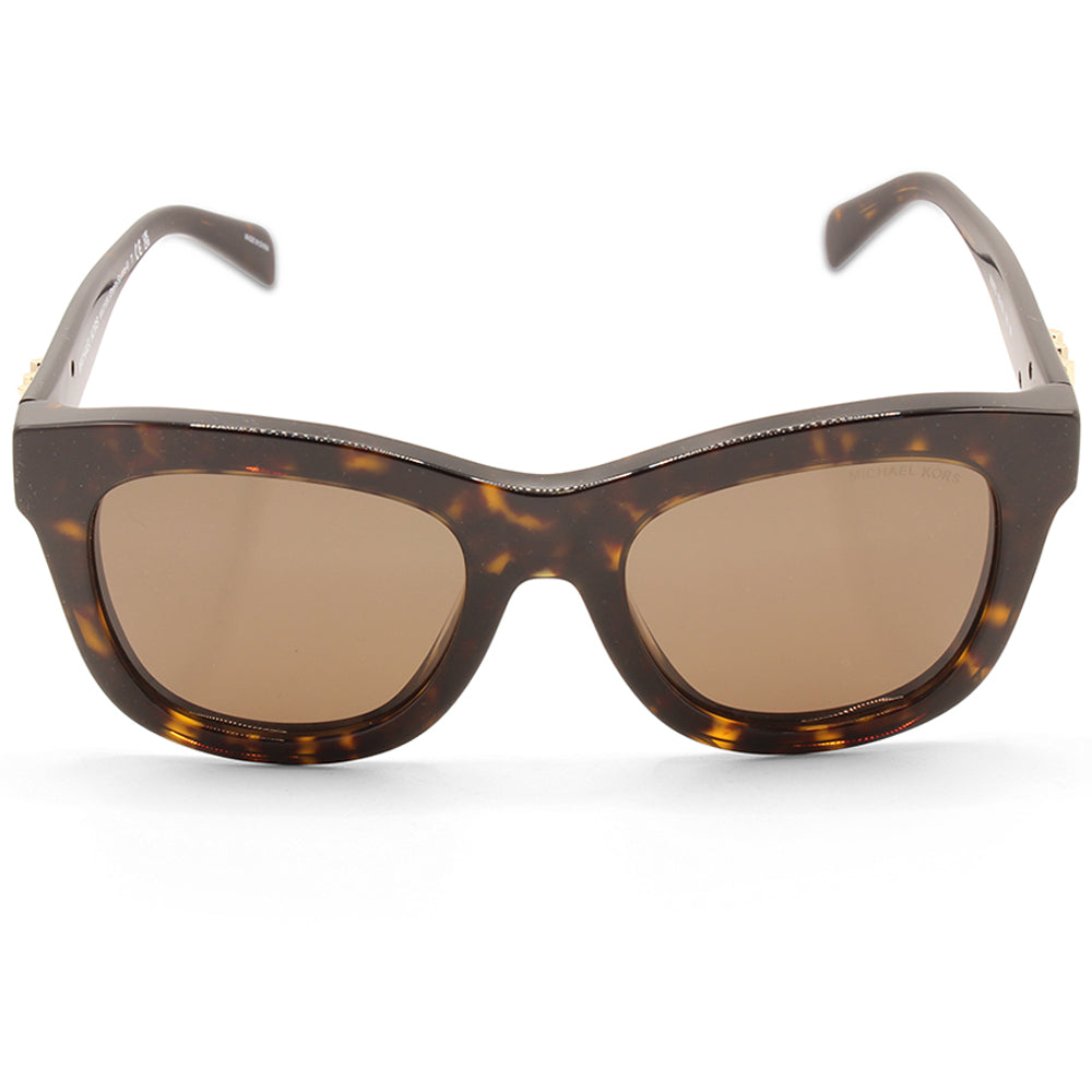Michael Kors Empire Square Shiny Dark Havana/Brown Women's Sunglasses MK2193U 300673