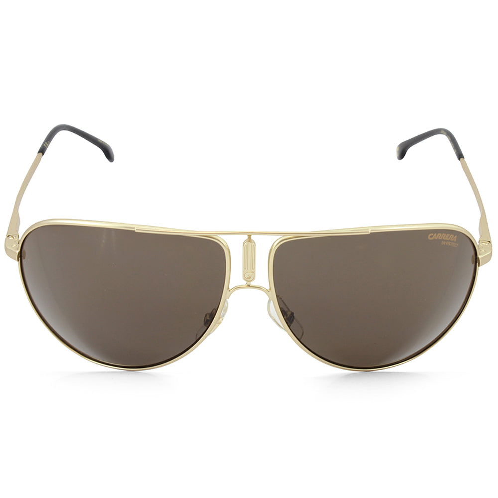 Carrera Gipsy 65 Matte Gold/Brown Unisex Designer Pilot Sunglasses AOZ-70