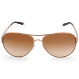 Oakley Caveat Rose Gold/Brown Gradient Women's Pilot Sunglasses OO4054-01