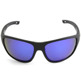 Under Armour Battle Matte Black/Blue Mirror Polarised Sunglasses UA0004S 01T-7N