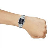Casio Silver/Black Digital-Analog Dual Time Retro Style Unisex Watch AQ-800E-1A