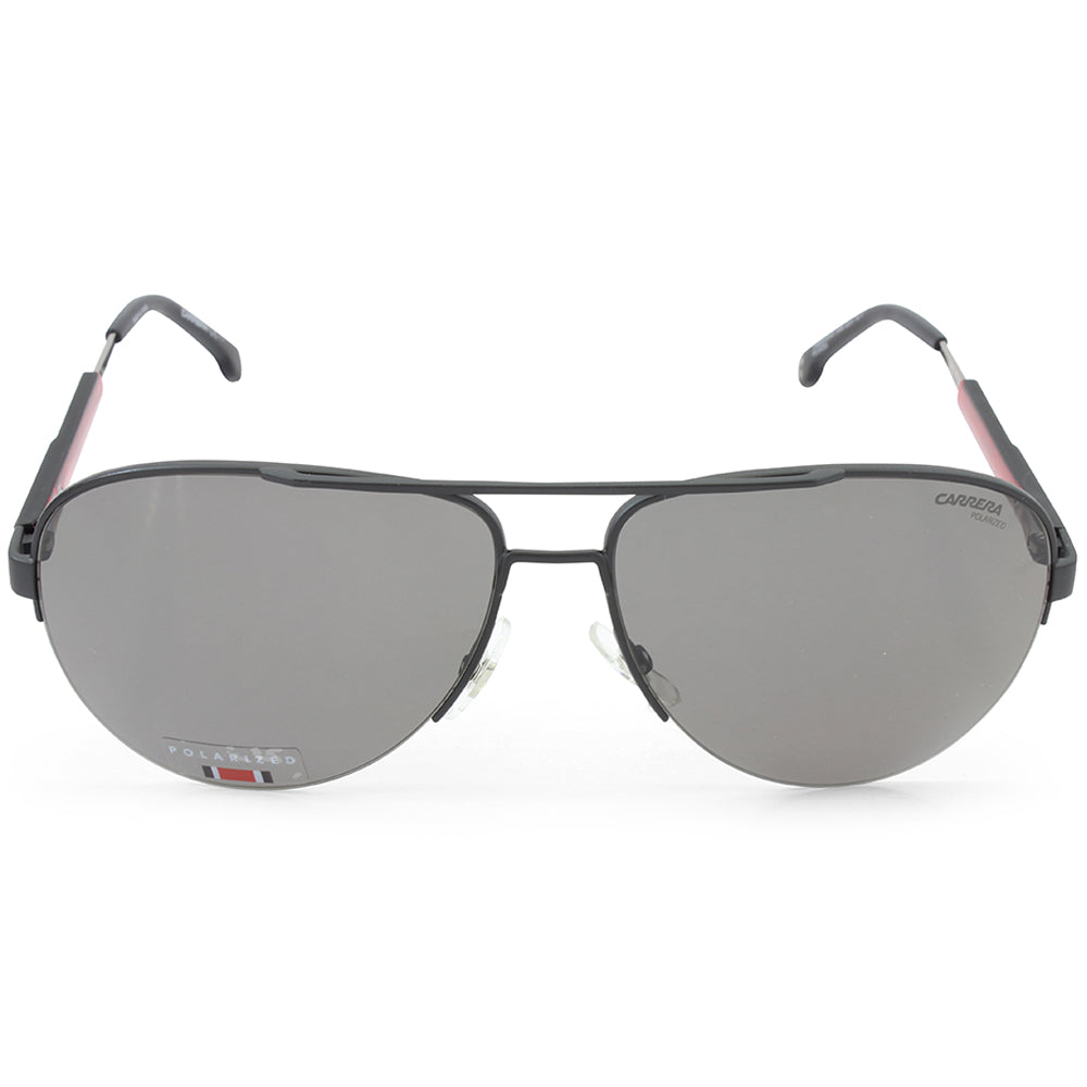 Carrera Matte Black/Grey Adjustable Arm Men's Polarised Sunglasses 8030/S 003 M9