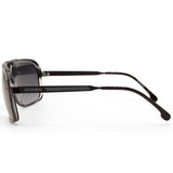 Carrera Grand Prix 3 Black White on Clear/Grey Gradient Unisex Sunglasses 80S 9O