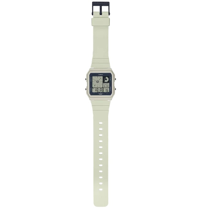Casio Pop Light Grey Bio-Resin Band Unisex Twin Graph Digital Watch LF-20W-8A