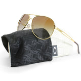 Oakley Caveat Polished Gold/Dark Brown Gradient Women's Sunglasses OO4054-07