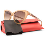 Guess Shiny Beige/Brown Gradieent Women's Fashion Sunglasses GU5211 57F