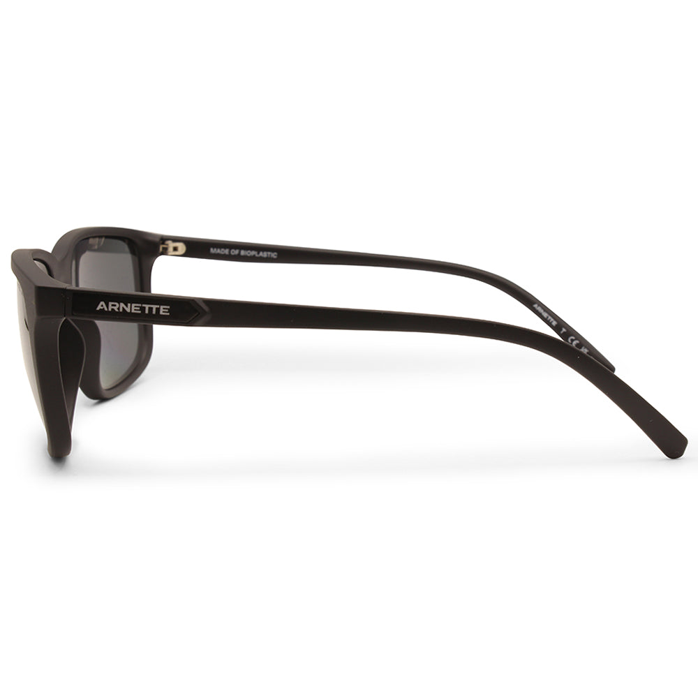 Arnette Pirx Matte Black/Grey Polarised Unisex Sunglasses AN4288 275881